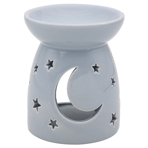 Moon And Stars Cut Out Wax/Oil Warmer 14cm