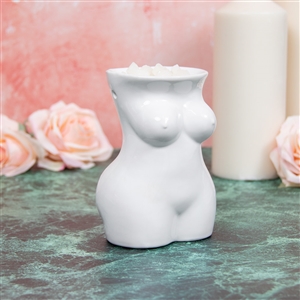 Upper Body Oil/Wax Warmer White 14cm