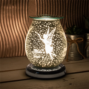 White Satin Touch Sensitive Aroma Lamp - Fairy