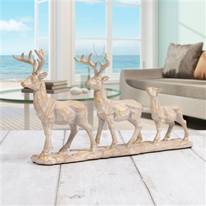 Family Of 3 Stag Ornament