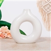 Donut Vase - White 25cm