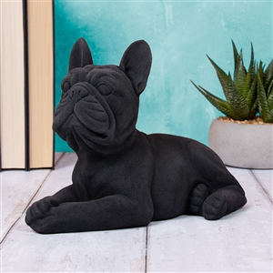 Black Velvet Bulldog Ornament