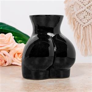Lower Body Vase - Black 16cm
