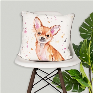 DUE END OF FEB Mans Best Friend Chihuahua Cushion