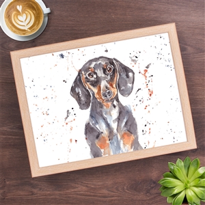 DUE END OF FEB Mans Best Friend Dachshund Laptray