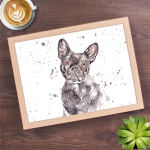 DUE END OF FEB Mans Best Friend French Bulldog Laptray