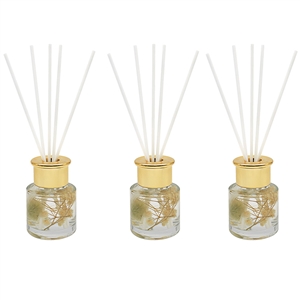 DUE APRIL Natural Pampass Set Of 3 Diffusers 50ml