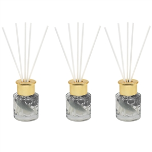 DUE APRIL Grey Pampass Set Of 3 Diffusers 50ml