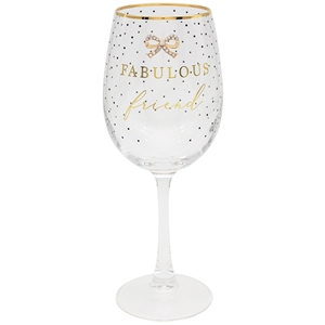 Fabulous Friend Wine Glass