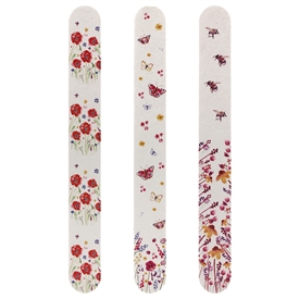 3asst Floral Nail File SOLD IN 48's