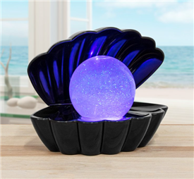 Sea Shell LED Glitter Lamp