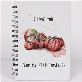 Love You Tomatoes A5 Notebook