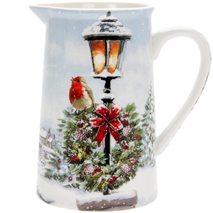 Christmas Robin Jug 14cm