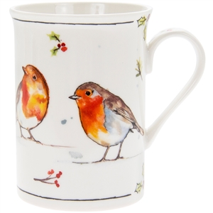 Winter Robin Mug 10cm