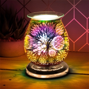 Touch Sensitive Round Aroma Lamp ï¿½ Snowflake