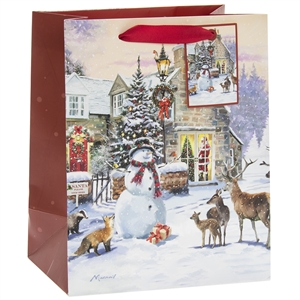 Medium Snowman Gift Bag 23cm