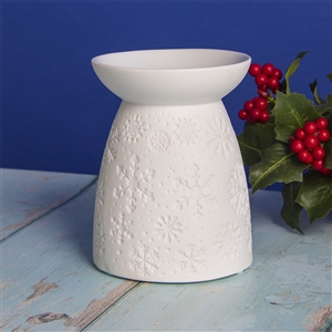 Snow Flake Engraved Oil/Wax Warmer