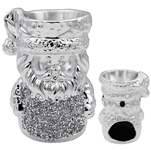 Wax Warmer Sparkle Santa 15cm