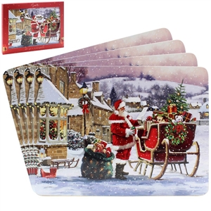 Santa Placemats Set Of 4