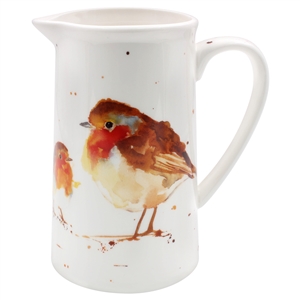 Winter Robins Jug