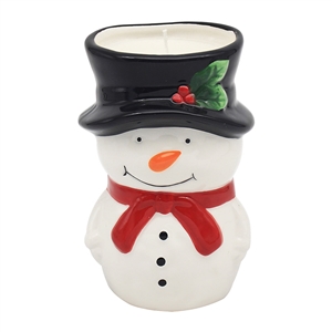 Snowman Candle