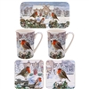 Ceramic Robin Mugs Gift Set 30cm