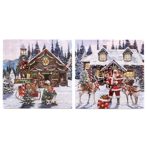 Pack Of 20 Santa Napkins