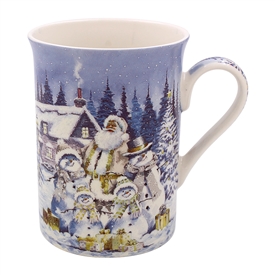 Ceramic White Christmas Mug 11cm
