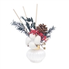Christmas Floral Diffuser - White