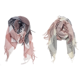 2asst Ladies Scarf