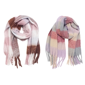 2asst Ladies Scarf