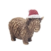 Small Xmas Highland Cow Ornament