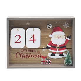 Christmas Countdown Peg Board 28cm