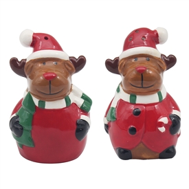 Reindeer Salt & Pepper Set 10cm