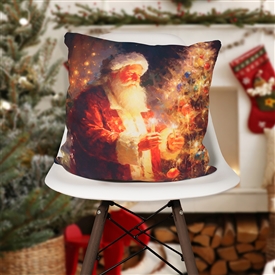 Santa LED Cushion 40cm