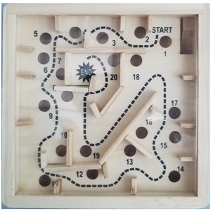 DUE MAY Retro Wooden Labyrinth