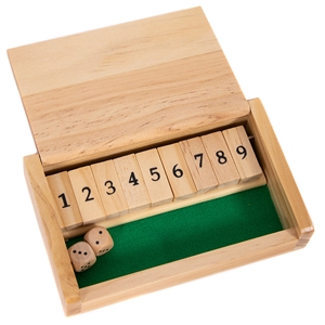 DUE MAY Retro Shut The Box Game