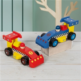 2asst Retro Racing Car