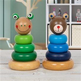 2asst Lets Learn Bear And Frog Stacker