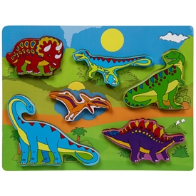 Lets Learn Wooden Dinosaur Puzzle