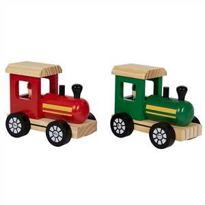 DUE MAR 2asst Wooden Retro Train