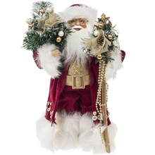 12 Inch Santa In Red Costume