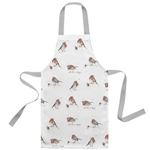 Winter Robin Apron