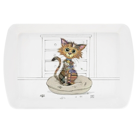 Bug Art Plastic Tray  - Kimba Kitten