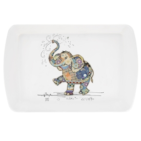 Bug Art Plastic Tray  - Eddie Elephant