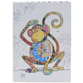 Bug Art A5 Notebook -  Monty Monkey
