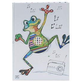 Bug Art A5 Notebook - Freddy Frog