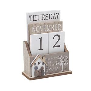 Wooden Tile Calendar