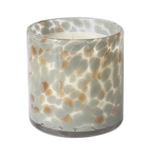 Luxury Marbled Glass Casa Candle Jar - Cashmere 10cm