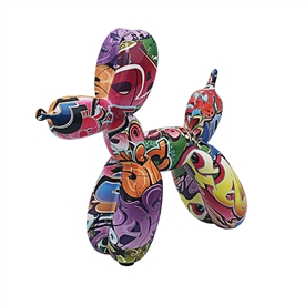 Graffiti Art Balloon Dog 25cm